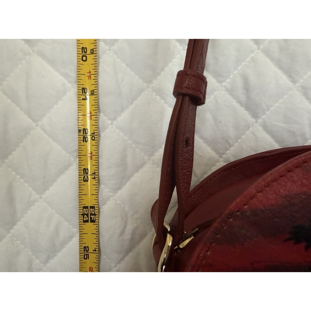 Rare Artisan Sophia Visconti Leather Bag Boho Luxe Hand-Painted Wearable Art - Picture 16 of 16